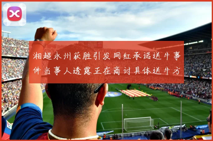 湘超永州获胜引发网红承诺送牛事件当事人透露正在商讨具体送牛方案